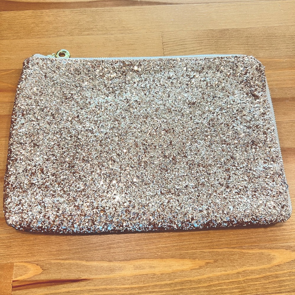 Rose Gold Glitter Clutch